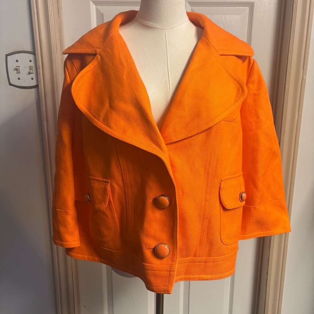 Peter Nygard Orange Blazer